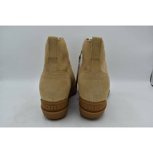 Sorel Womens Size 9.5 Evie II Lace Canoe Gum Leather Waterproof Wedge Booties main image 6